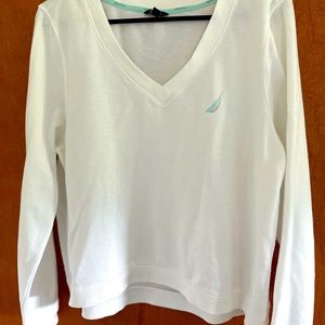 Nautica cropped sweater